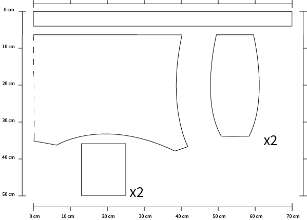 Bitar för mönstret