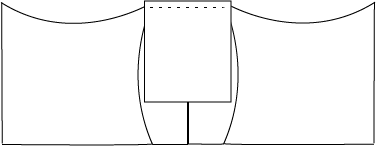 Fäst undersidan fram