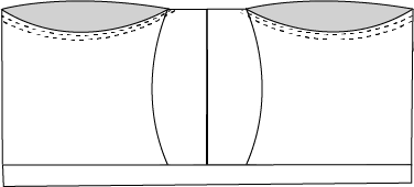 Fålla hålen för benen