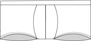 Illustration på färdiga kalsonger